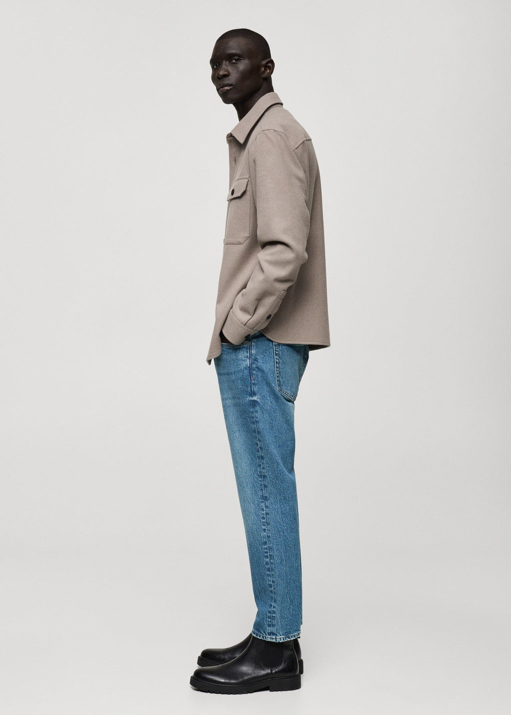 MANGO JEANS BEN TAPERED SLIM FIT | LIGHT BLUE