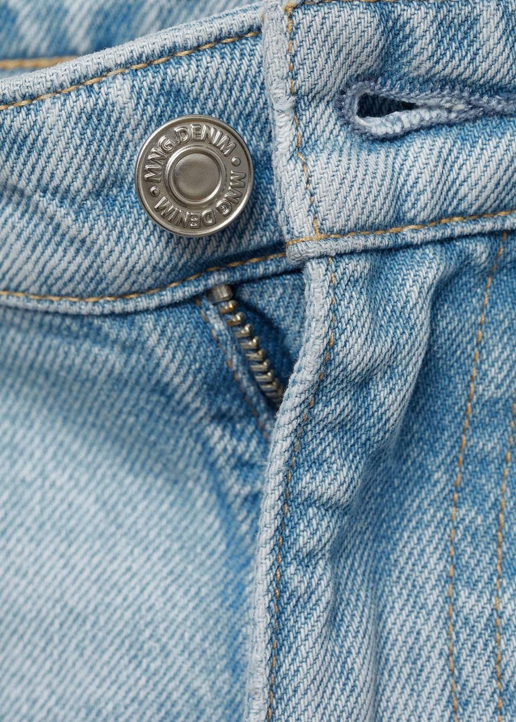 MANGO REGULAR FIT BOB JEANS | LIGHT BLUE