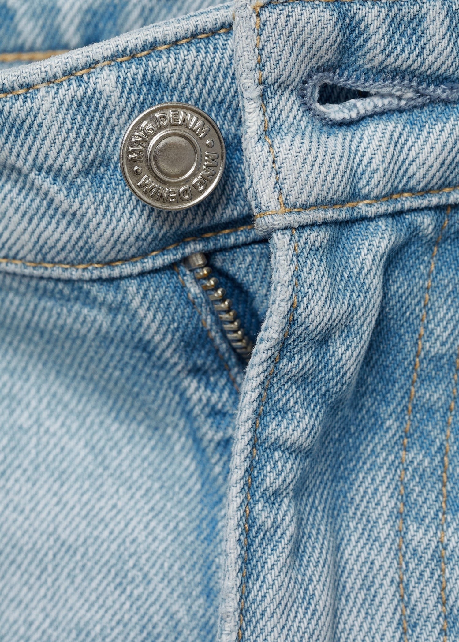 MANGO REGULAR FIT BOB JEANS | LIGHT BLUE