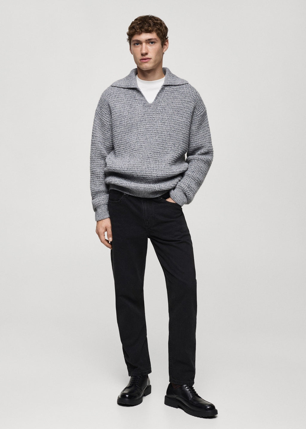 MANGO JEANS BEN TAPERED FIT | BLACK