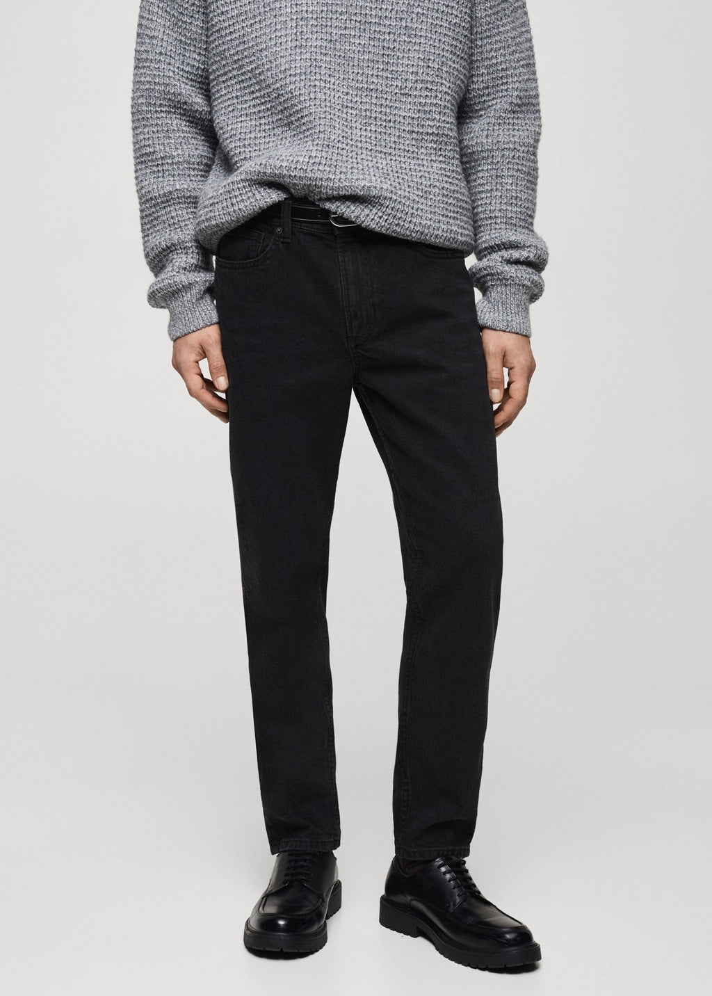 MANGO JEANS BEN TAPERED FIT | BLACK