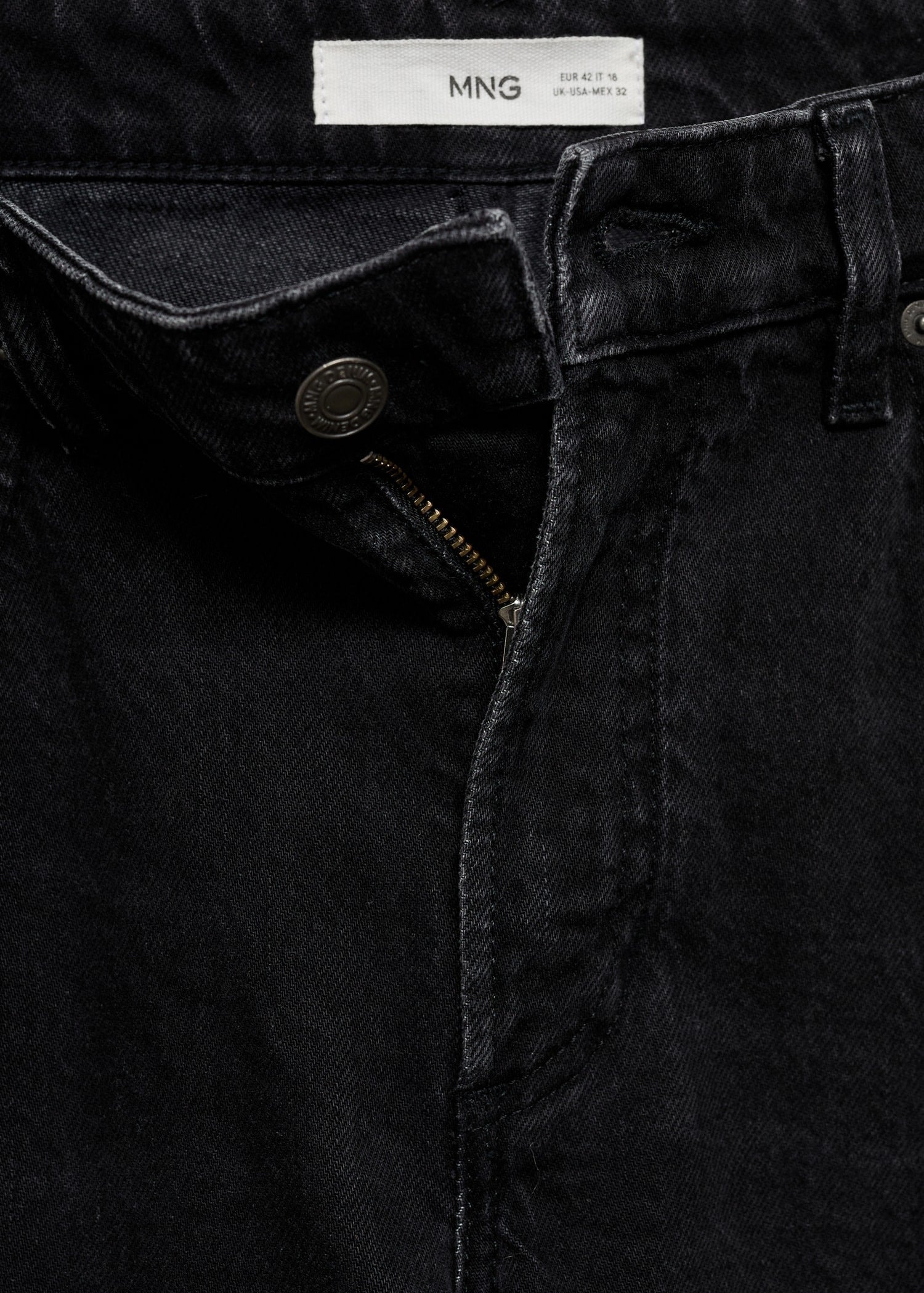 MANGO JEANS BEN TAPERED FIT | BLACK