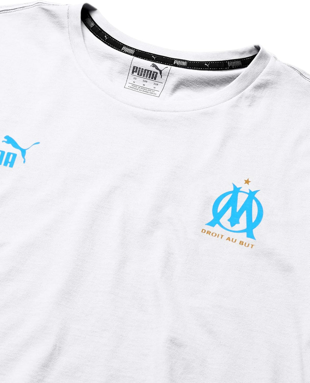 PUMA OLYMPIQUE DE MARSEILLE GRAPHIC FTBL T-SHIRT | WHITE