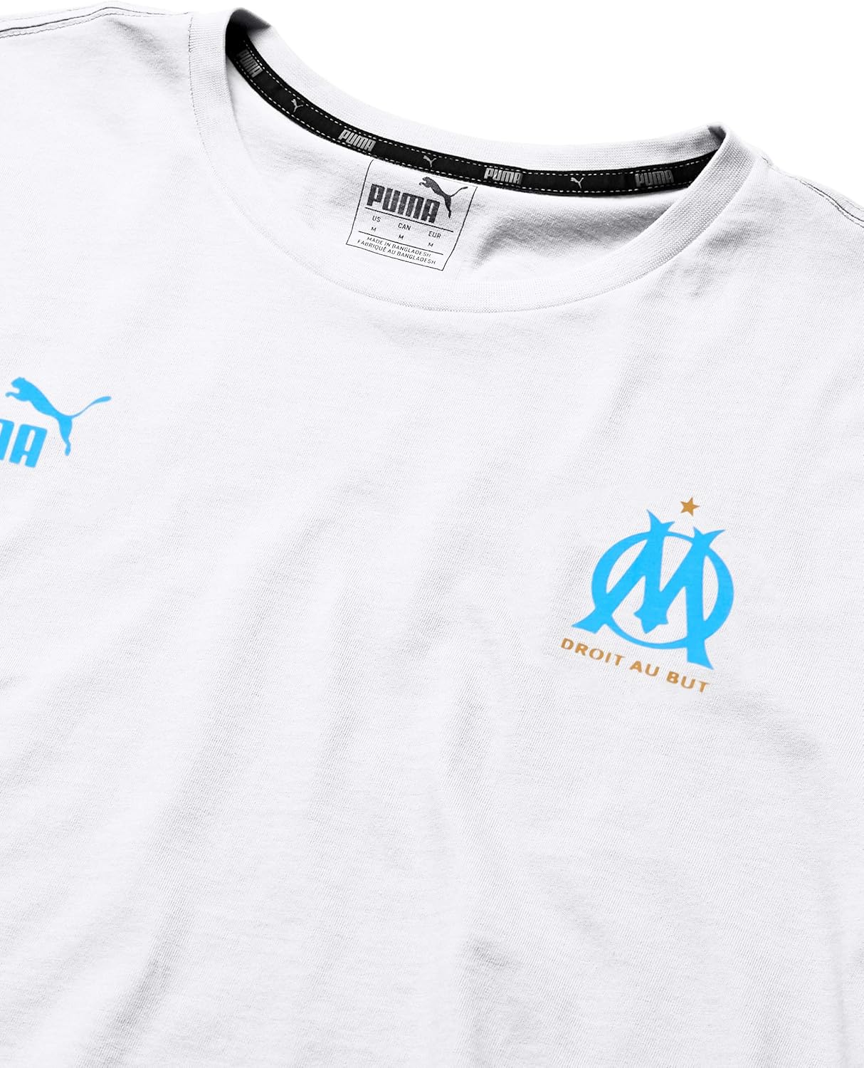 PUMA OLYMPIQUE DE MARSEILLE GRAPHIC FTBL T-SHIRT | WHITE