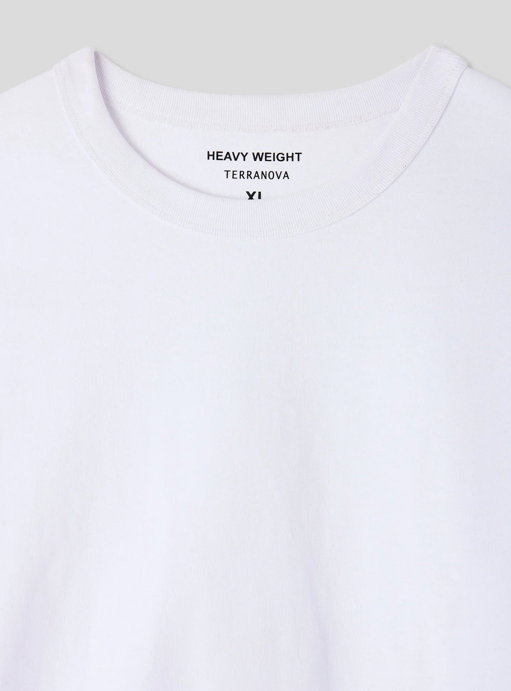 TERRANOVA HEAVYWEIGHT SOLID COLOR T-SHIRT | OPTICAL WHITE