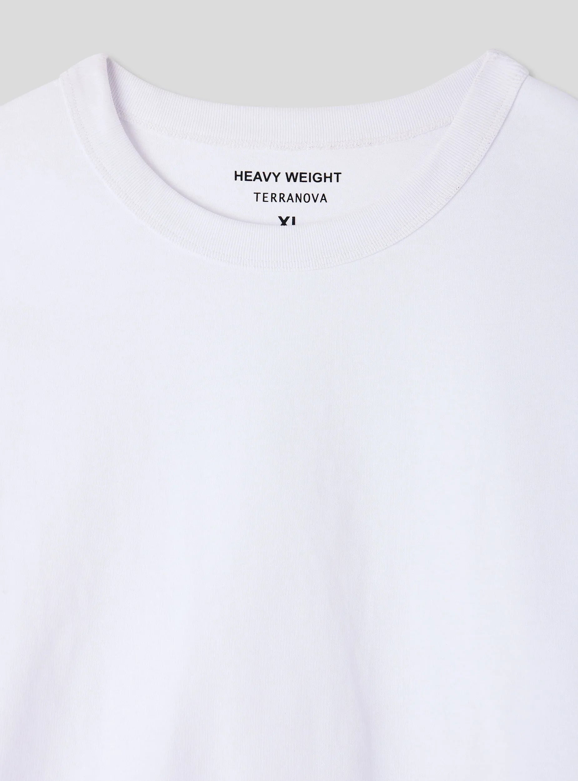TERRANOVA HEAVYWEIGHT SOLID COLOR T-SHIRT | OPTICAL WHITE