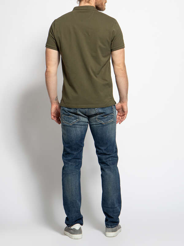 PEPE JEANS LONDON JET COTTON POLO SLIM FIT | DARK GREEN