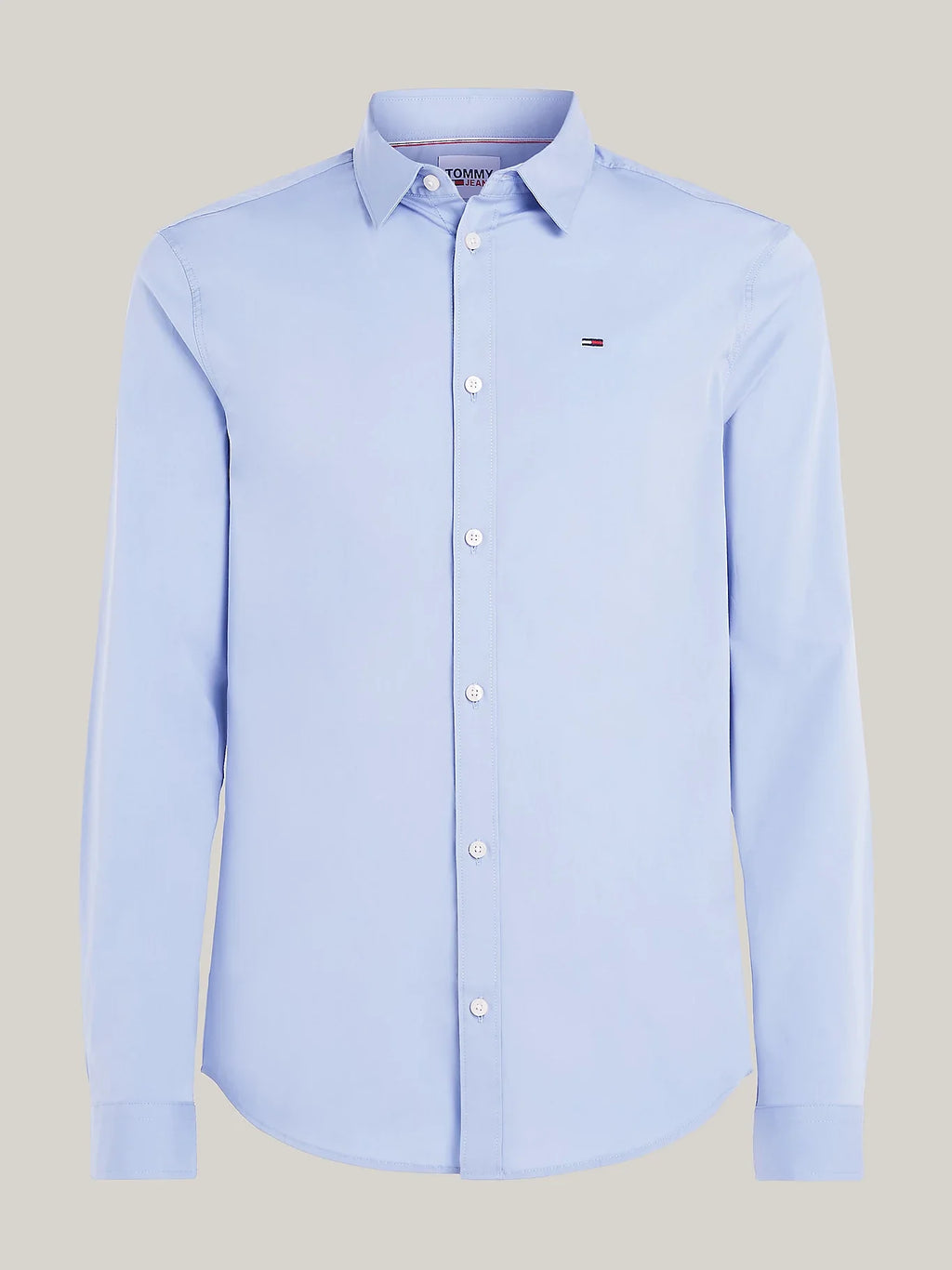 TOMMY HILFIGER - STRETCH SLIM FIT POPLIN SHIRT | SKY BLUE