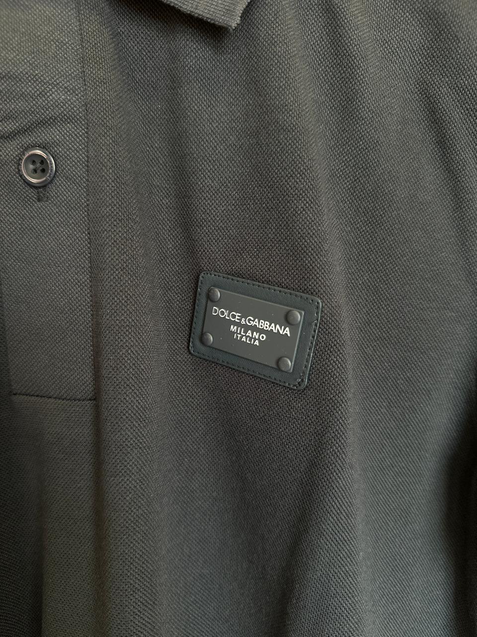 DOLCE & GABBANA MEN SLIM FIT CLASSIC POLO SHIRT | NAVY