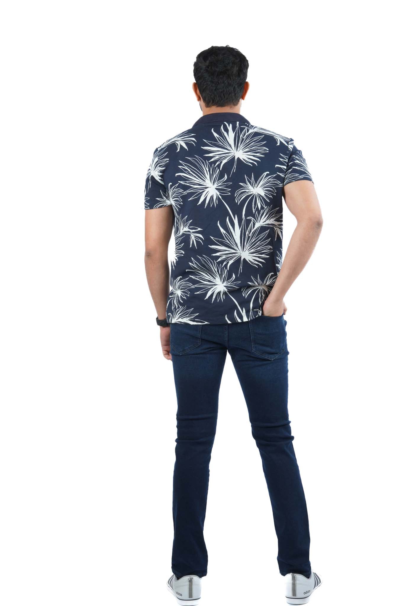 C&A MENS SKINNY JEANS-DARK BLUE
