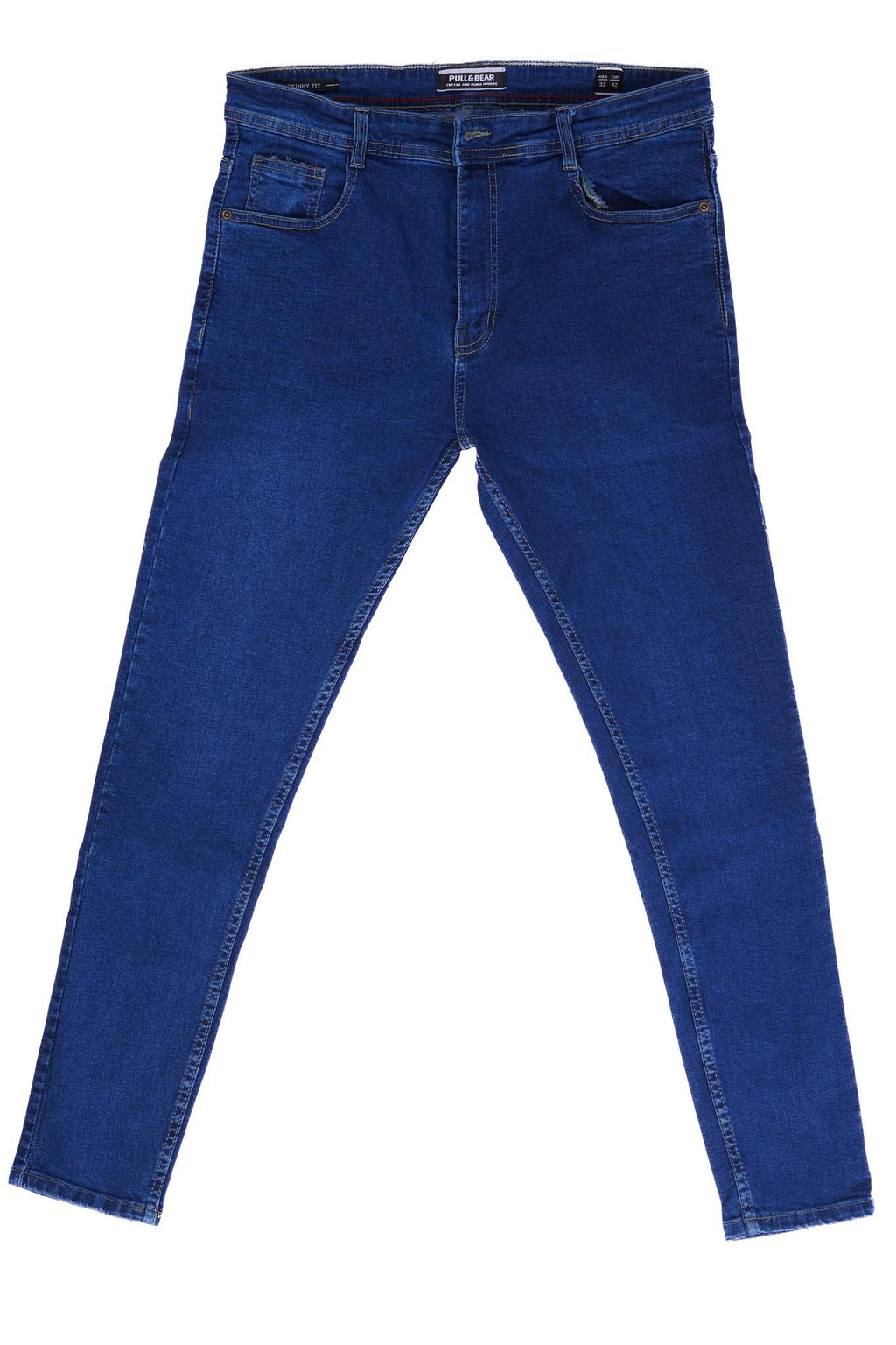 PULL & BEAR SLIM FIT DENIM JEANS MENS | DARK BLUE