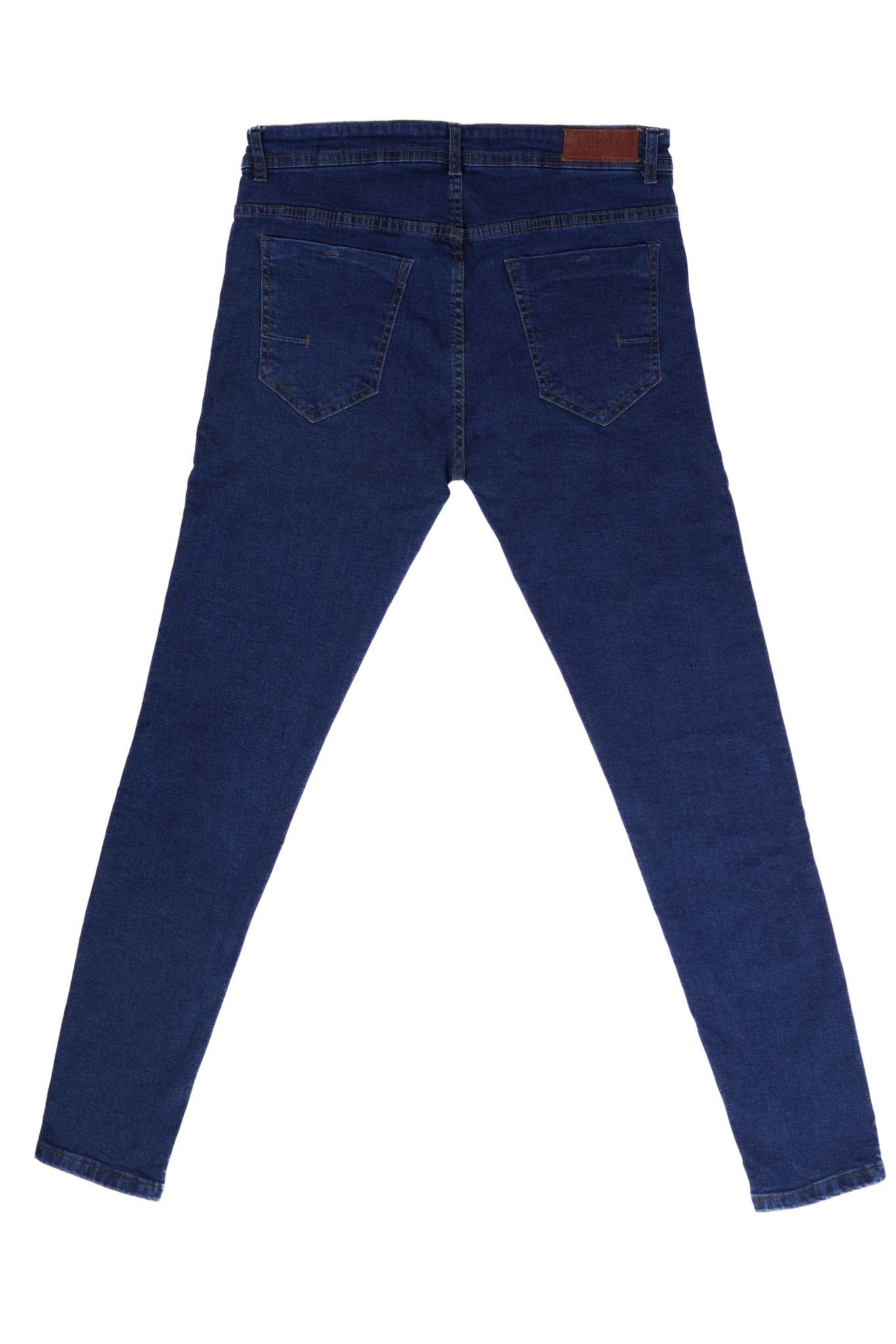 PULL & BEAR SLIM FIT DENIM JEANS | DARK BLUE