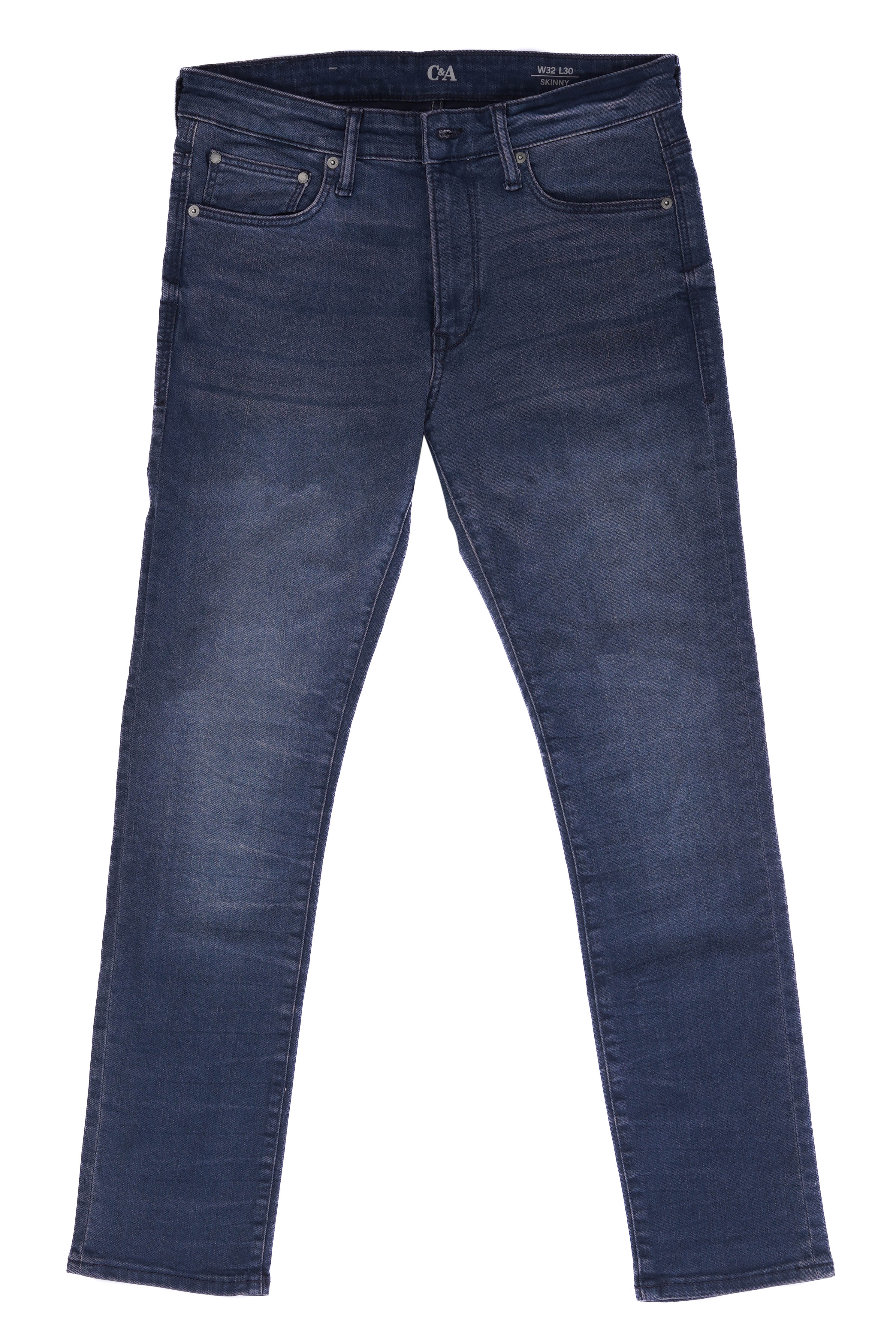C&A MENS SKINNY JEANS | LIGHT GREY