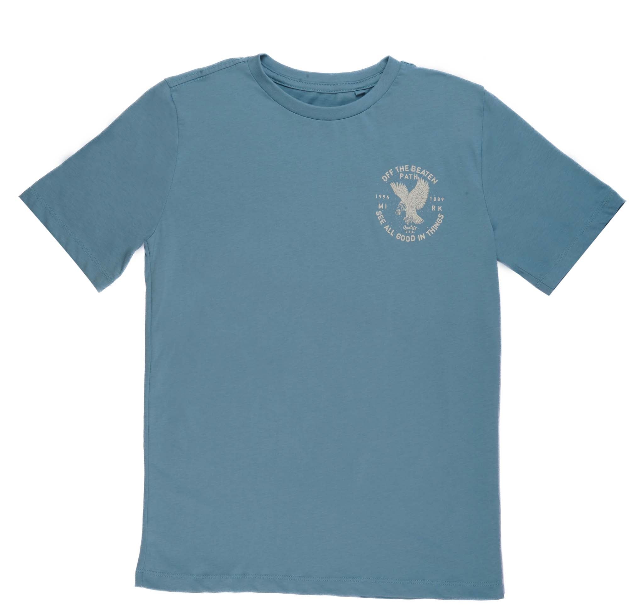 YOUTH-KIDS-CREW NECK-FLEXIBLE T SHIRT | LIGHT BLUE