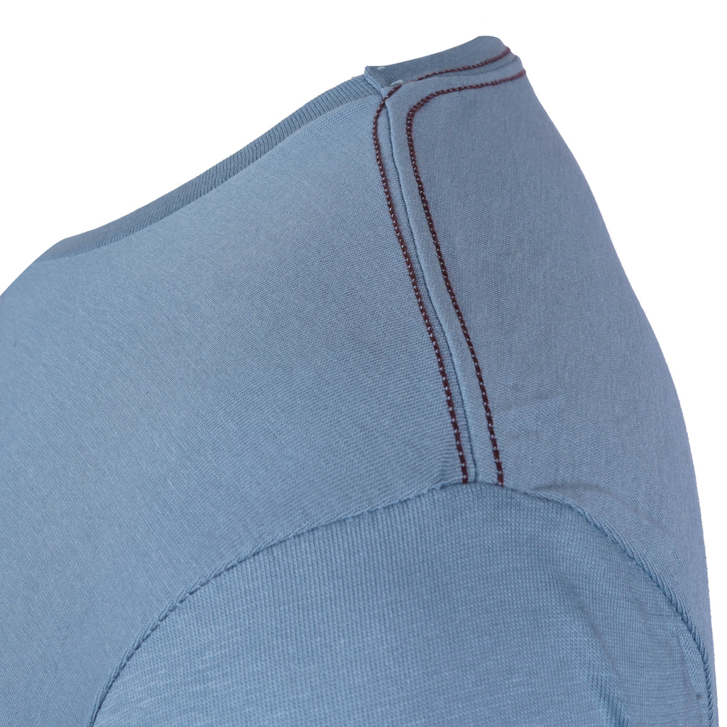 BLEND CREW NECK-MANS-TEE SHIRT | PALE BLUE