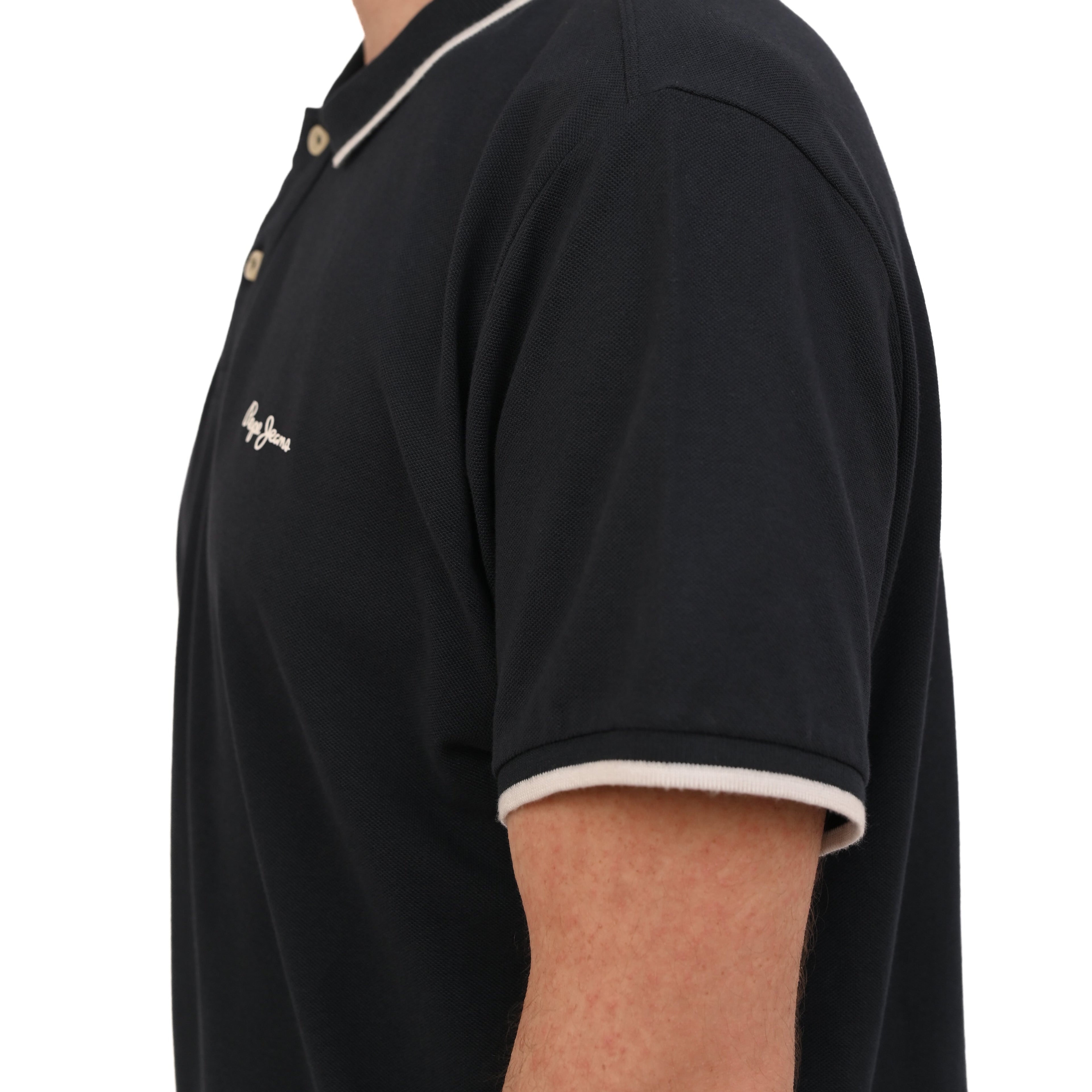 PEPE JEANS LONDON JET COTTON POLO SLIM FIT | NAVY BLUE