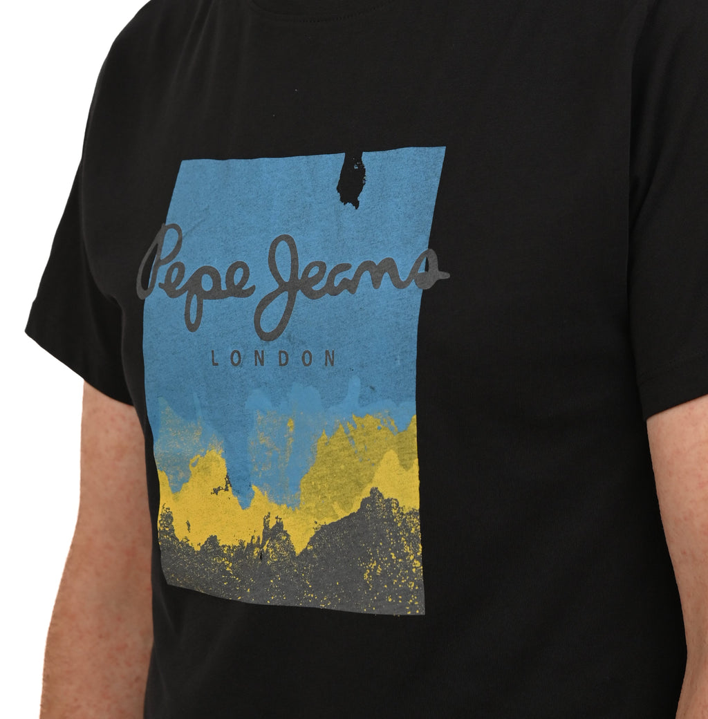 PEPE JEANS LONDON-PREMIUM T-SHIRT | BLACK