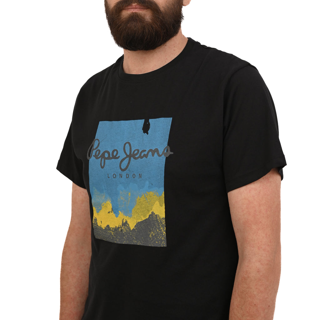 PEPE JEANS LONDON-PREMIUM T-SHIRT | BLACK