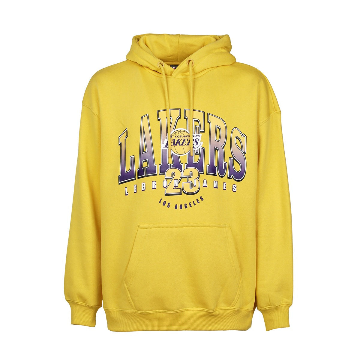 LOS ANGELES LAKERS HOODIE  – OVERSIZED NBA LOGO SWEATSHIRT FOR MEN | YELLOW