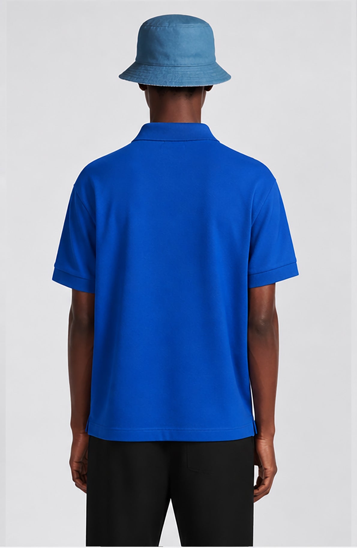 DIOR PREMIUM POLO SHIRT SLIM FIT | BLUE