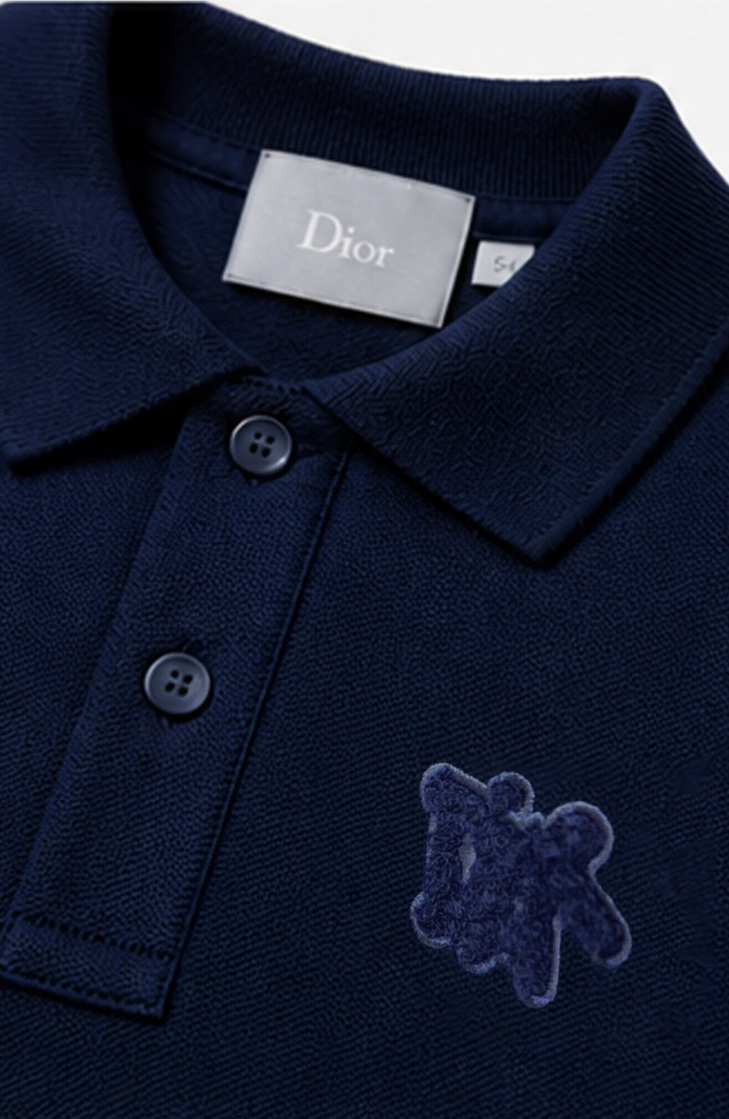 DIOR PREMIUM POLO SHIRT SLIM FIT | NAVY BLUE