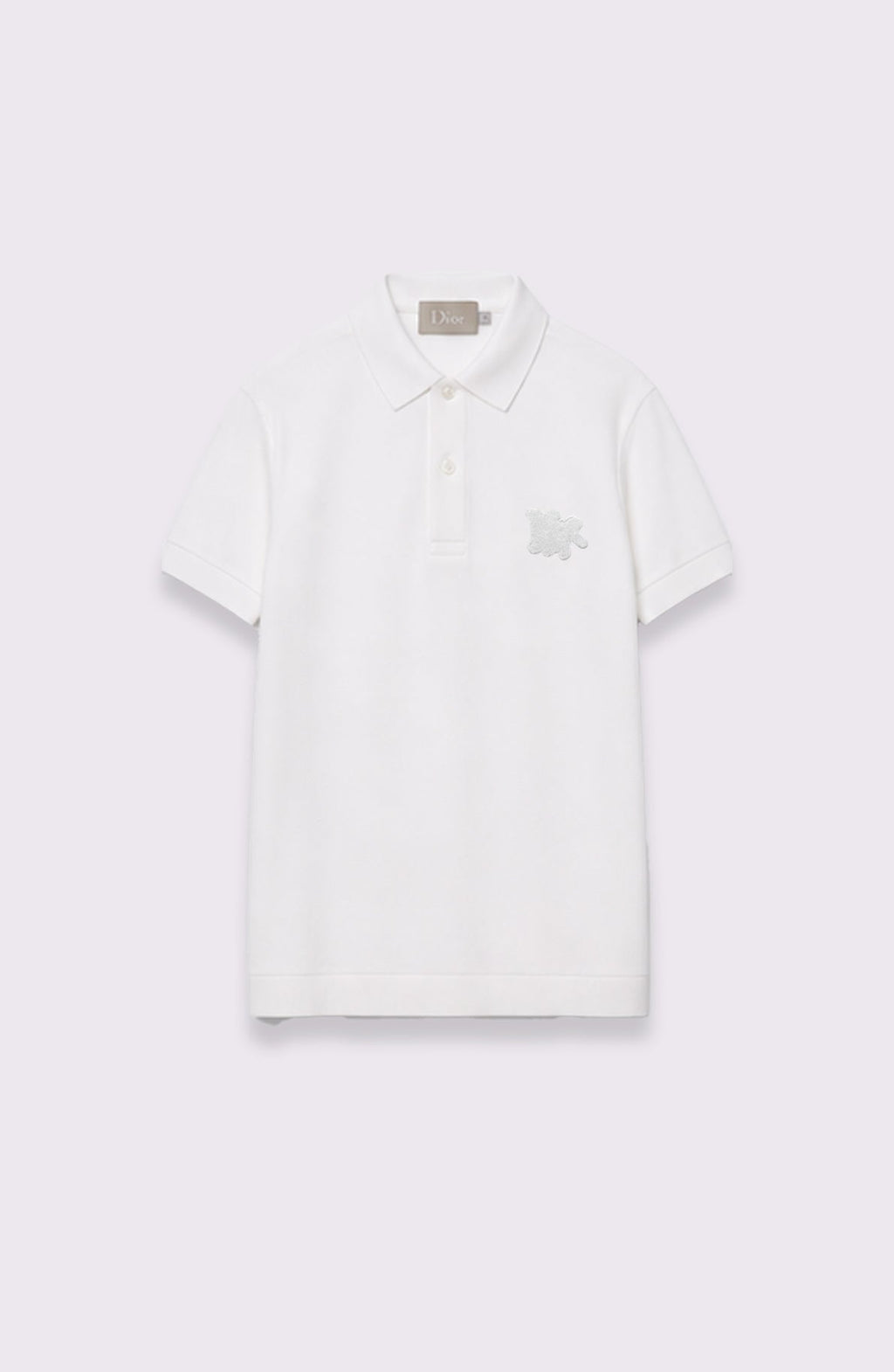 DIOR PREMIUM POLO SHIRT SLIM FIT | WHITE