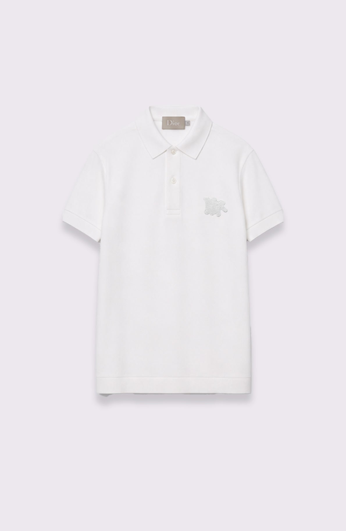 DIOR PREMIUM POLO SHIRT SLIM FIT | WHITE