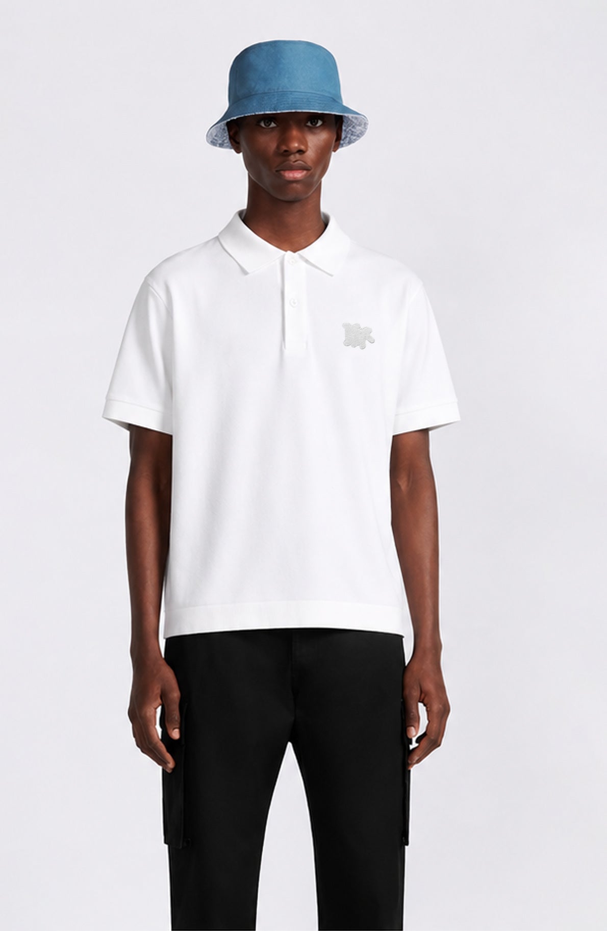 DIOR PREMIUM POLO SHIRT SLIM FIT | WHITE
