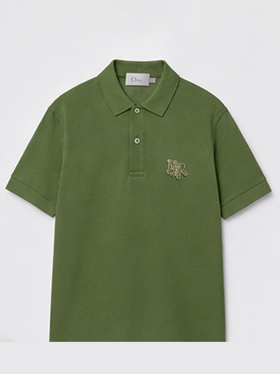 DIOR PREMIUM POLO SHIRT SLIM FIT | GREEN