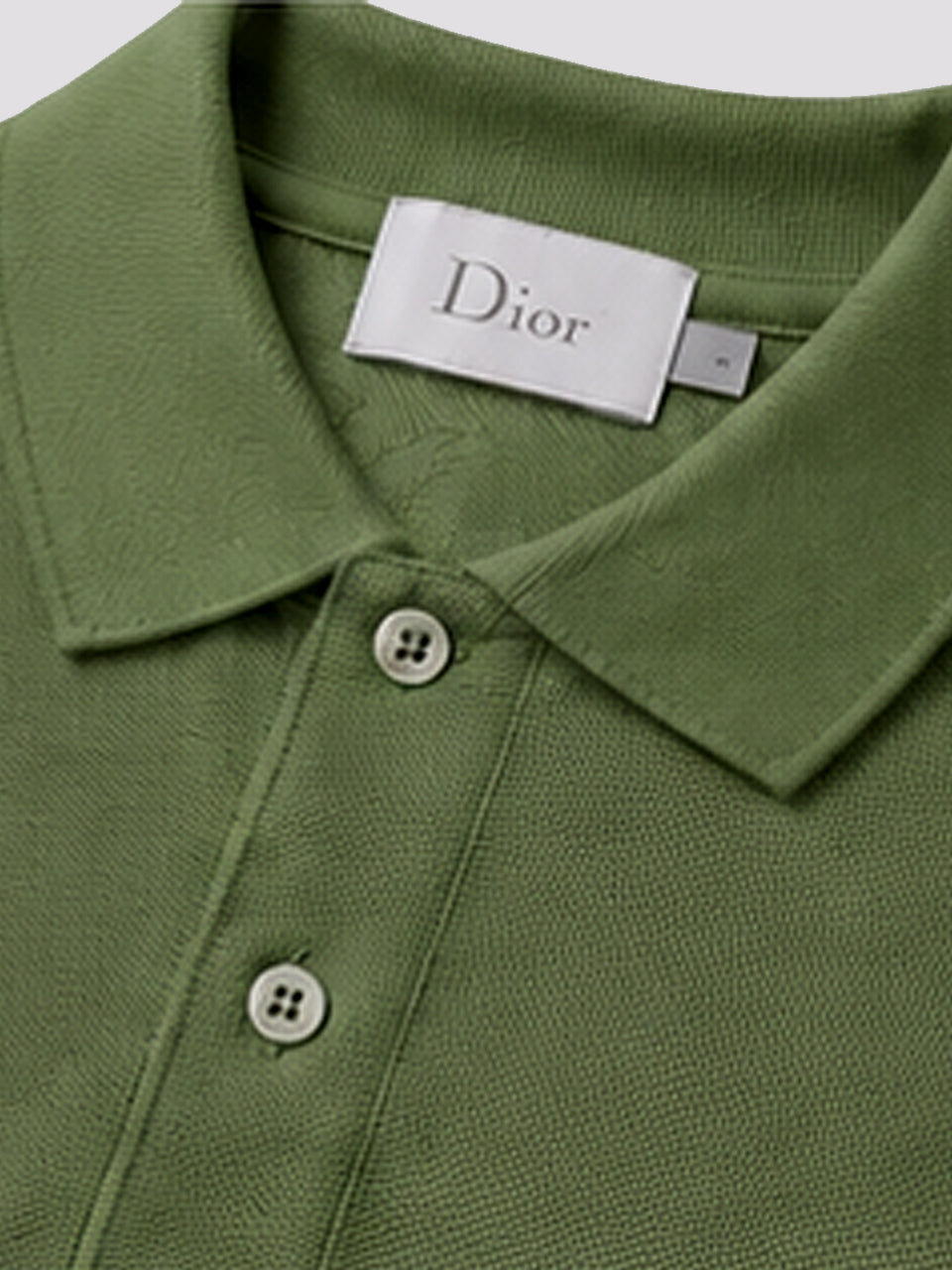 DIOR PREMIUM POLO SHIRT SLIM FIT | GREEN