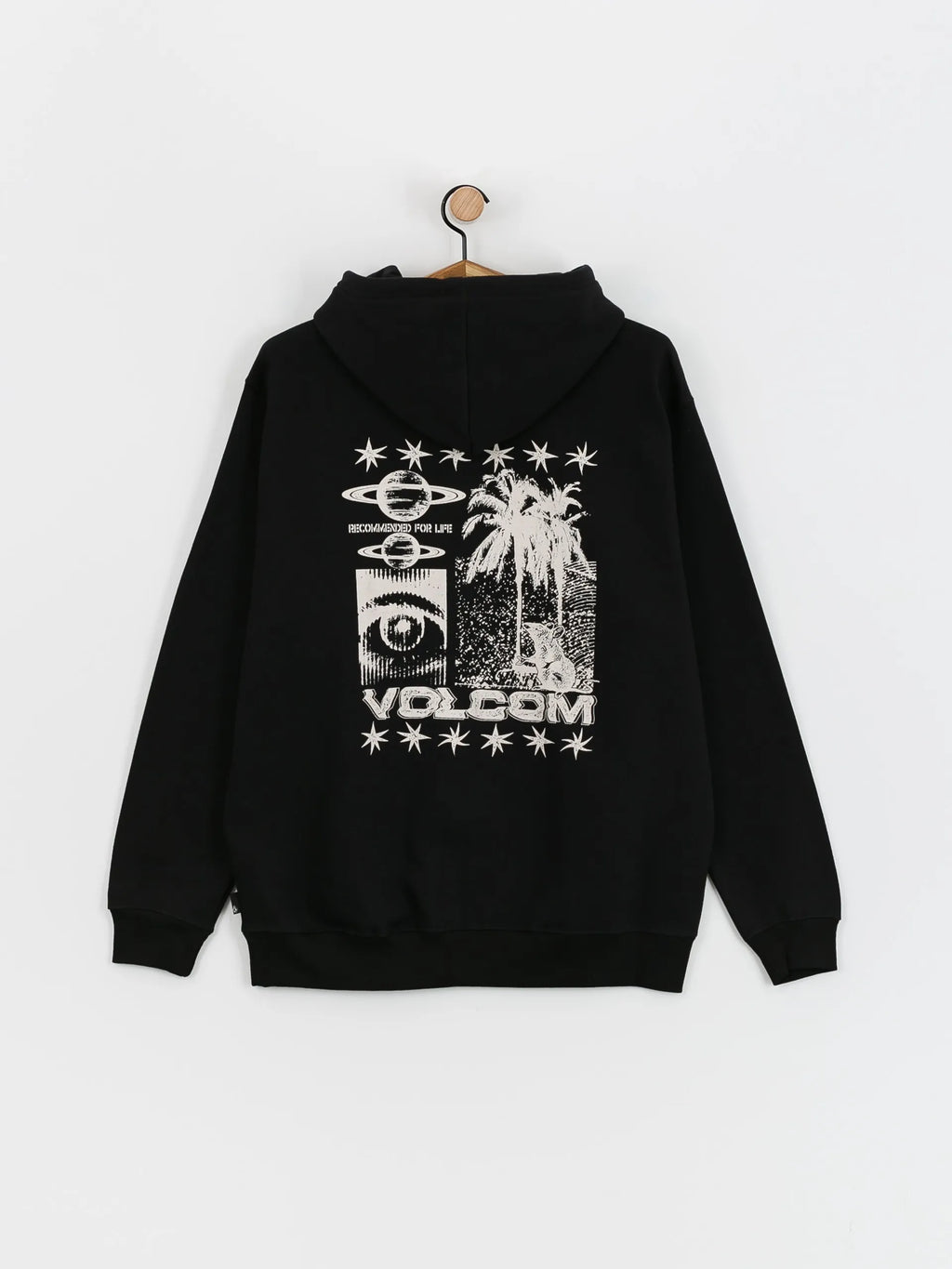 VOLCOM Watanite HD Hoodie - Black, premium men's hoodie