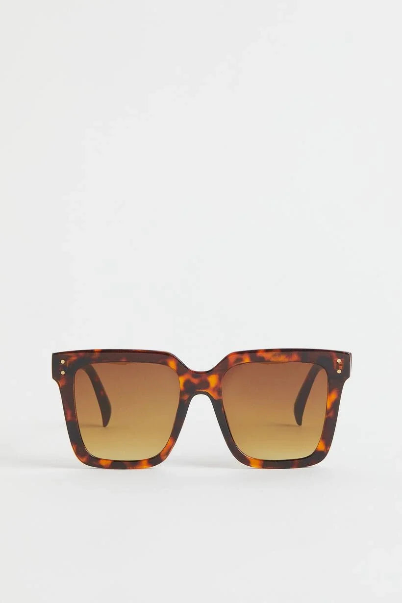 H&M Square Shaped Sunglasses – Brown Tortoiseshell for men & women