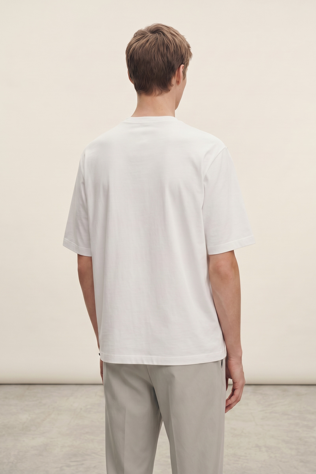 HERMES PARIS T-SHIRT LUXURY MERCERIZED COTTON | WHITE