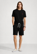 POLO RALPH LAUREN T-SHIRT & SHORT CO-ORD SET CUSTOM SLIM FIT | BLACK