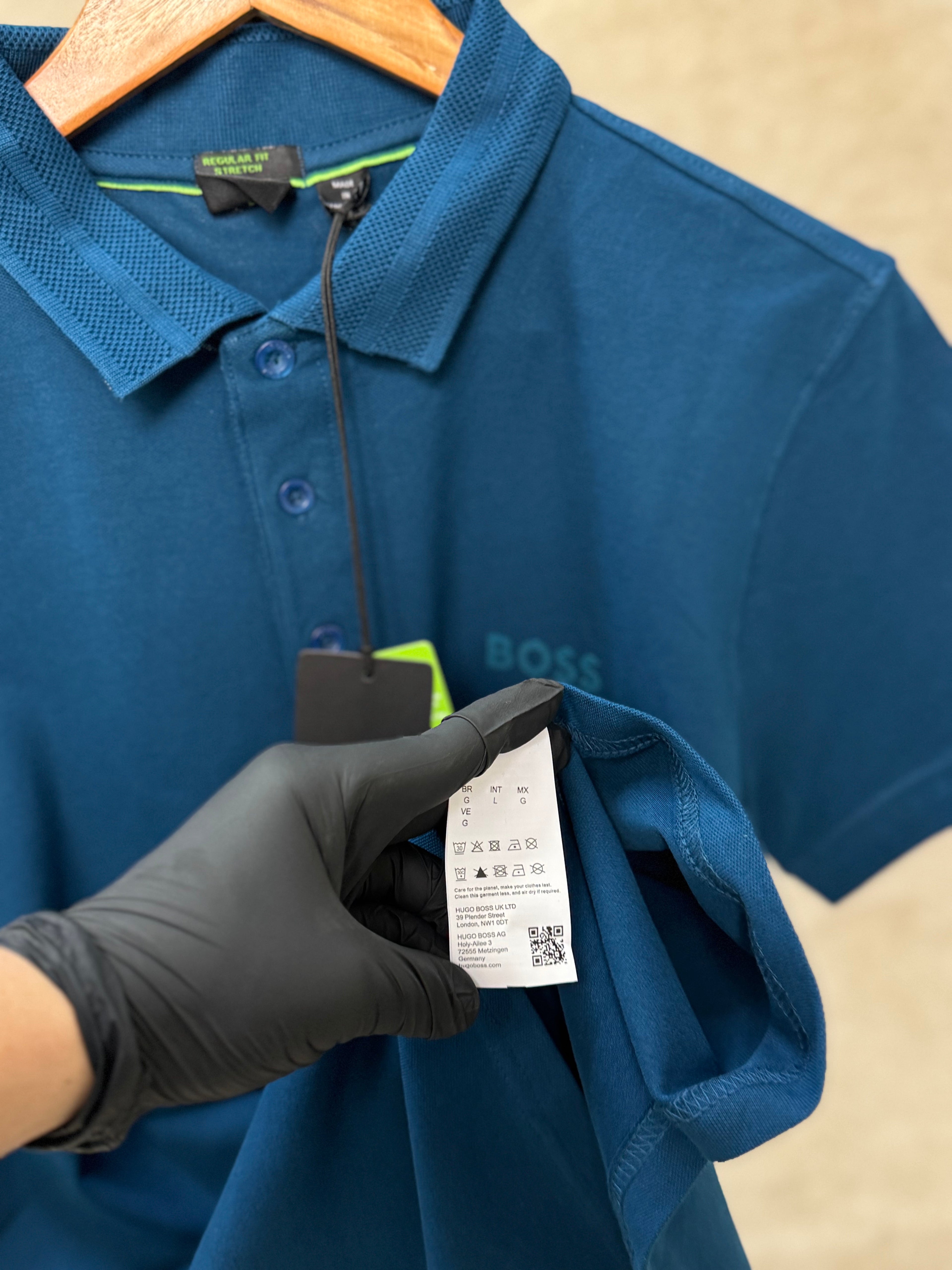 HUGO BOSS PADDY STRETCH-COTTON POLO SHIRT | ROYAL BLUE