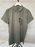 HUGO BOSS PADDY STRETCH-COTTON POLO SHIRT | OLIVE GREEN
