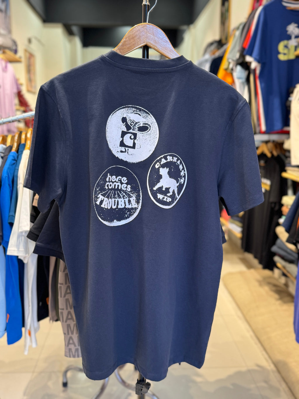 CARHARTT WIP ONYX T-SHIRT | NAVY
