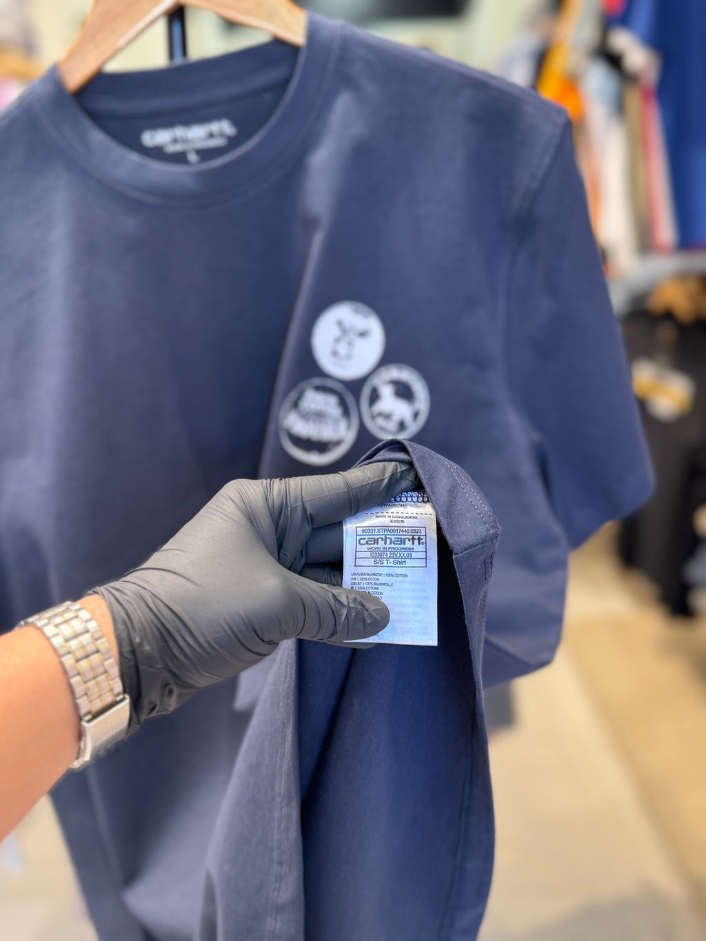 CARHARTT WIP ONYX T-SHIRT | NAVY