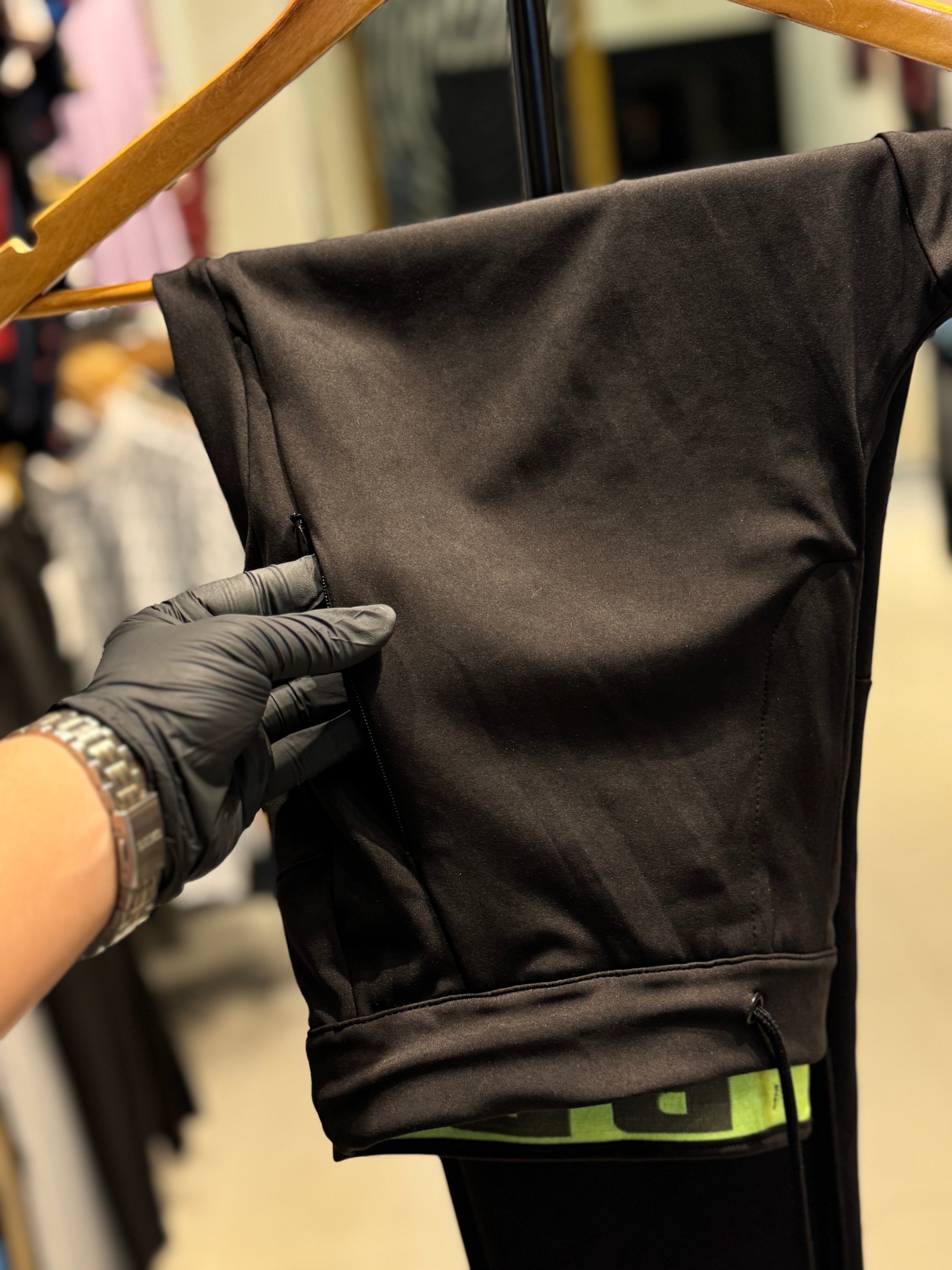 PROJET RAW POLYESTER TROUSERS ALLROUND | BLACK