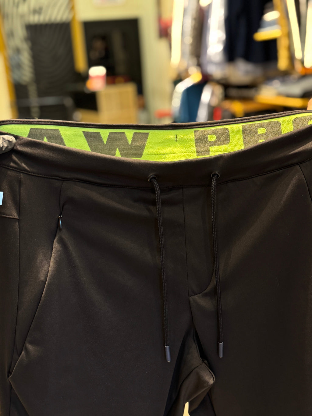 PROJET RAW POLYESTER TROUSERS ALLROUND | BLACK