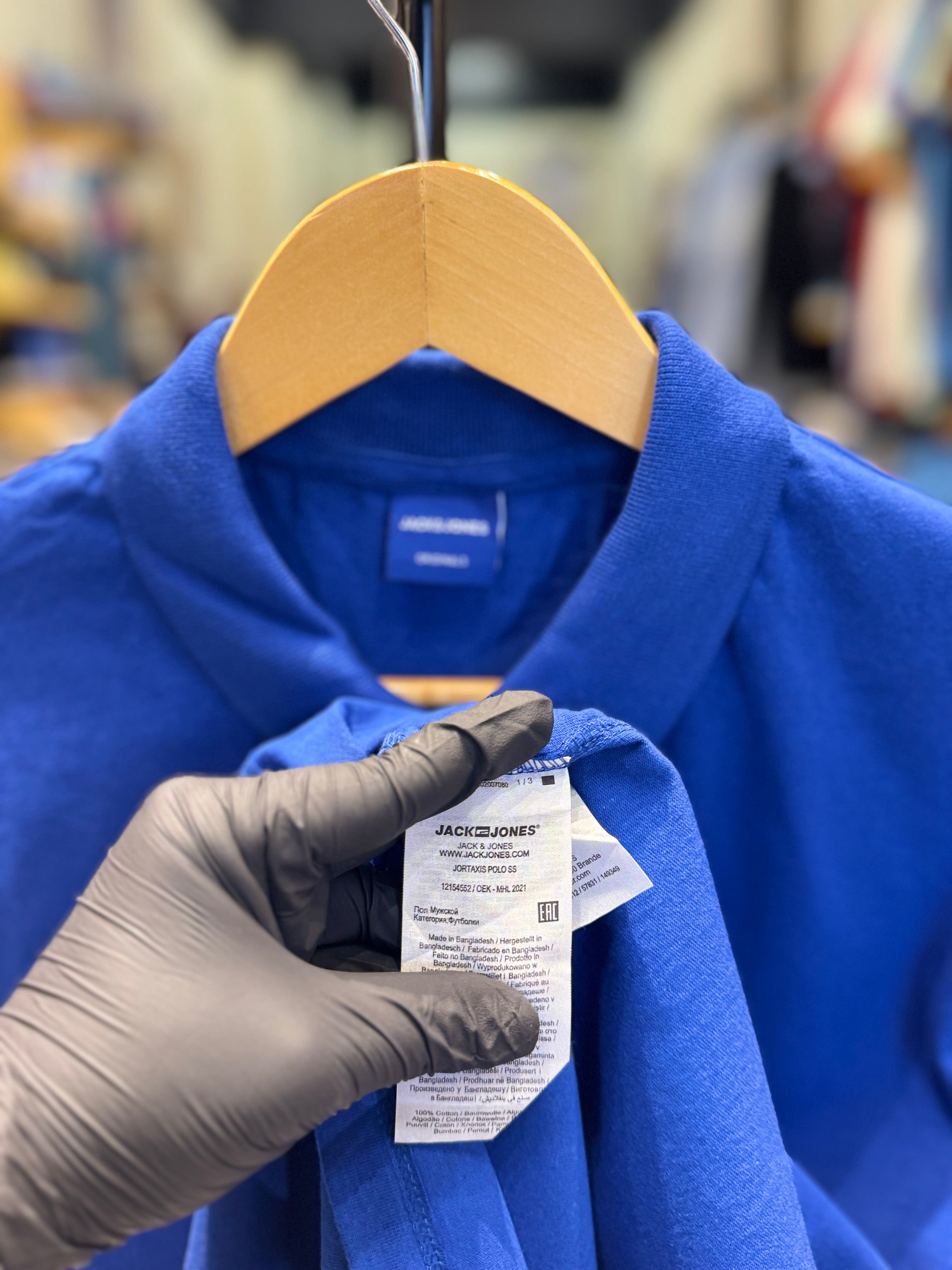 JACK & JONES PLAIN POLO | ROYAL BLUE
