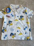 LEFTIES SONIC SPEEDSTER POLO SHIRT AND SHORT SET | WHITE / YELLOW