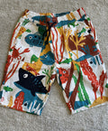 DU PAREIL AU MEME PRINTED KIDS SHORT | WHITE