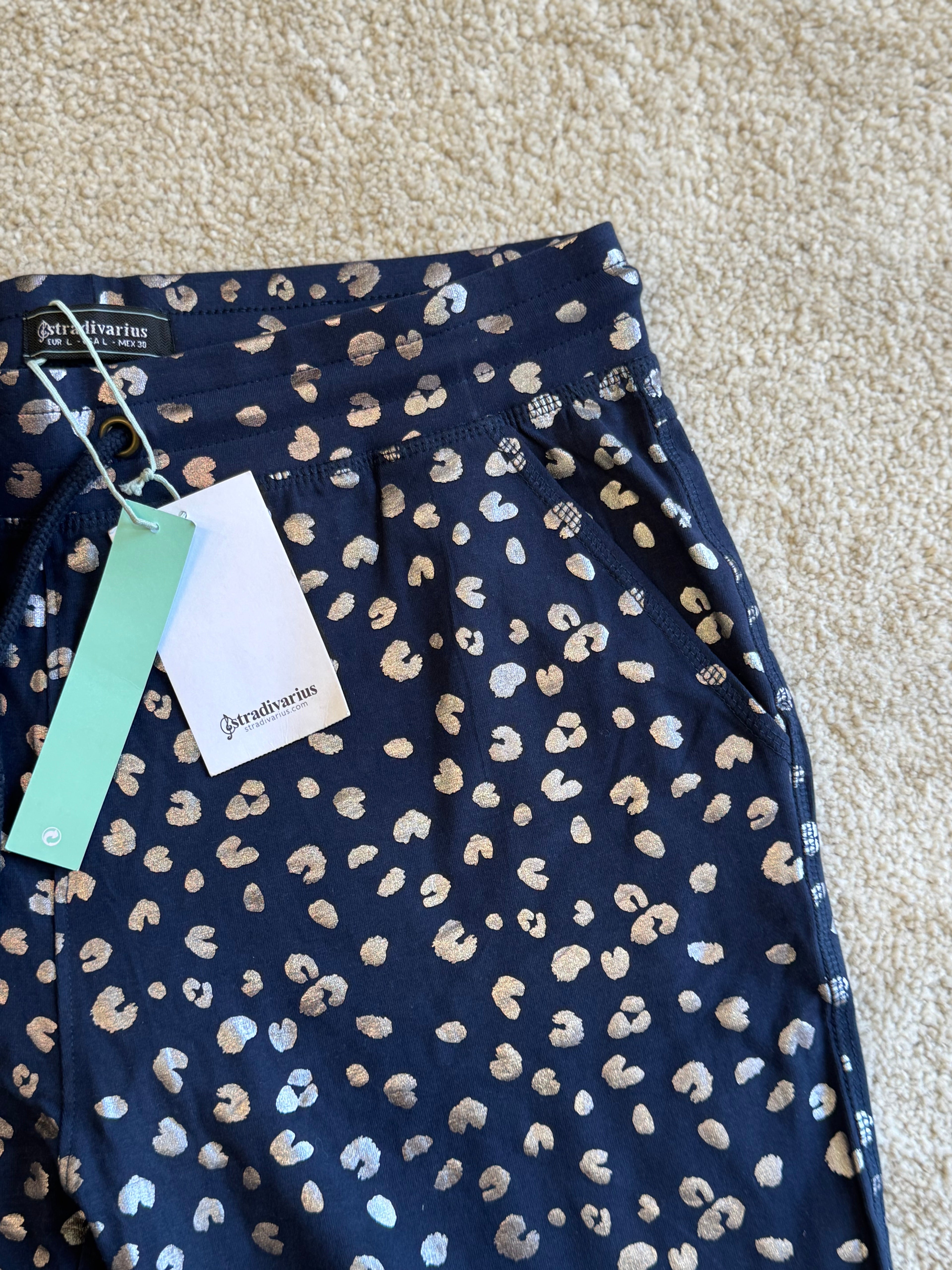 STRADIVARIUS WOMEN'S TROUSERS | NAVY
