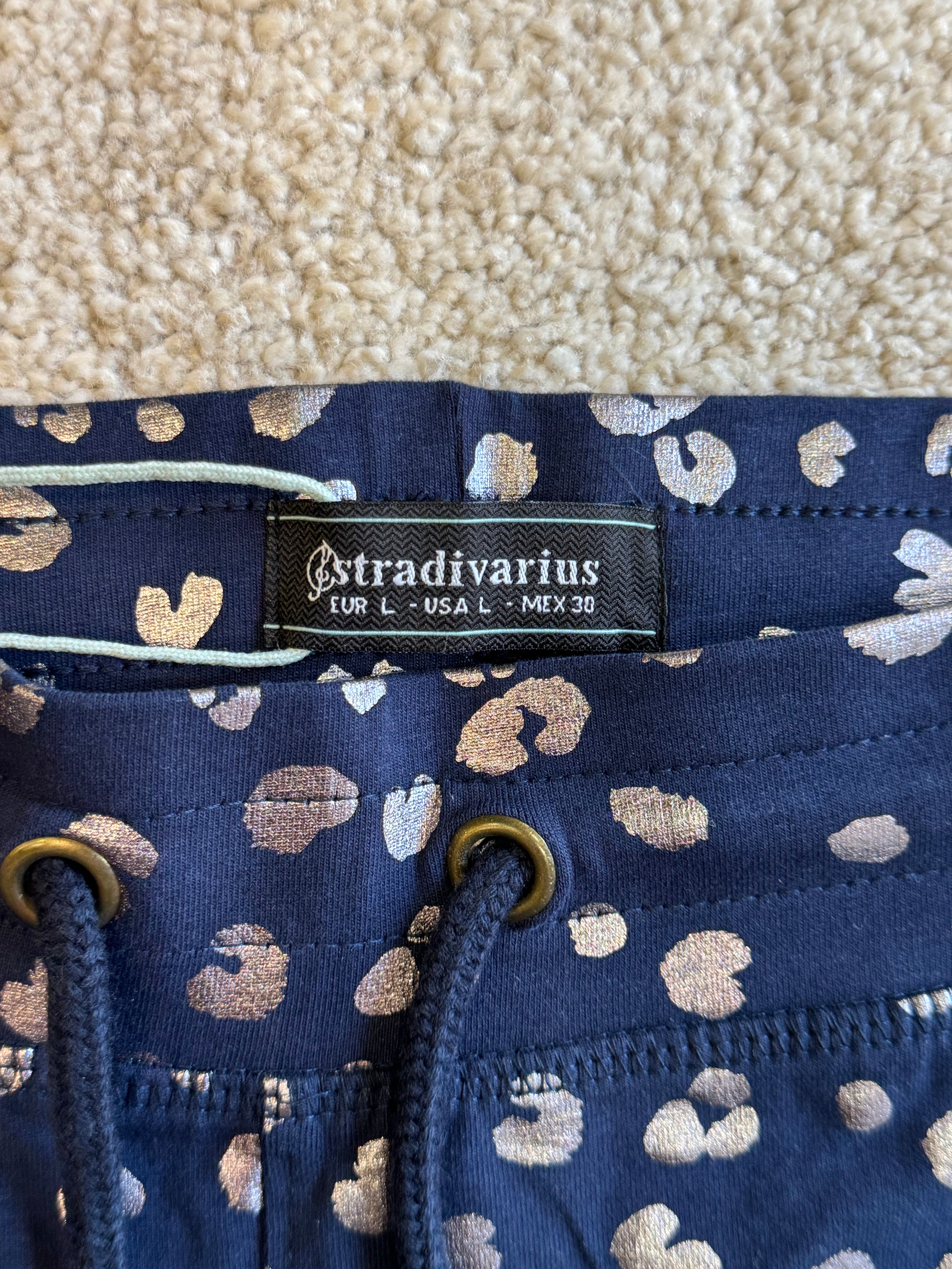STRADIVARIUS WOMEN'S TROUSERS | NAVY