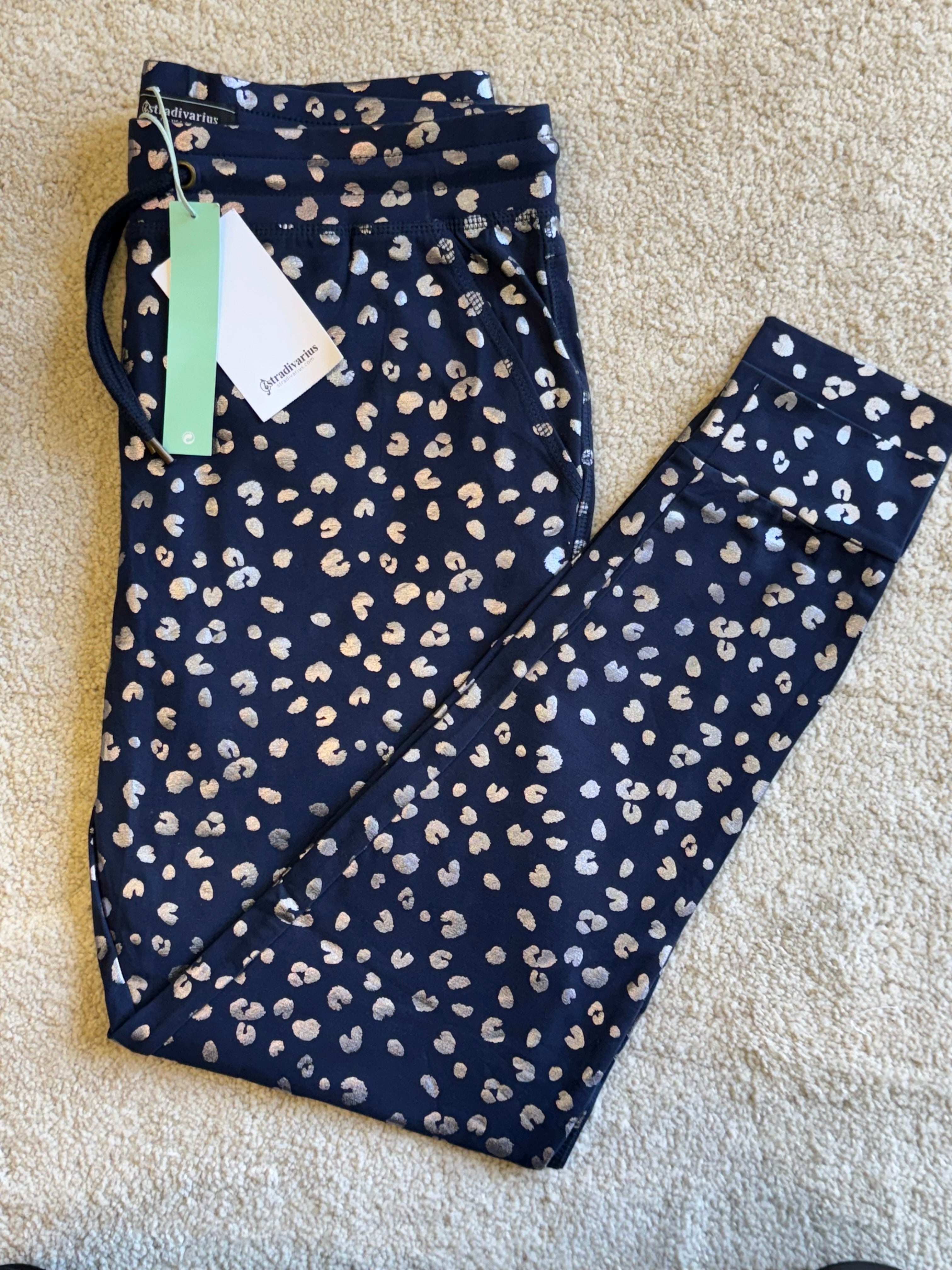 STRADIVARIUS WOMEN'S TROUSERS | NAVY