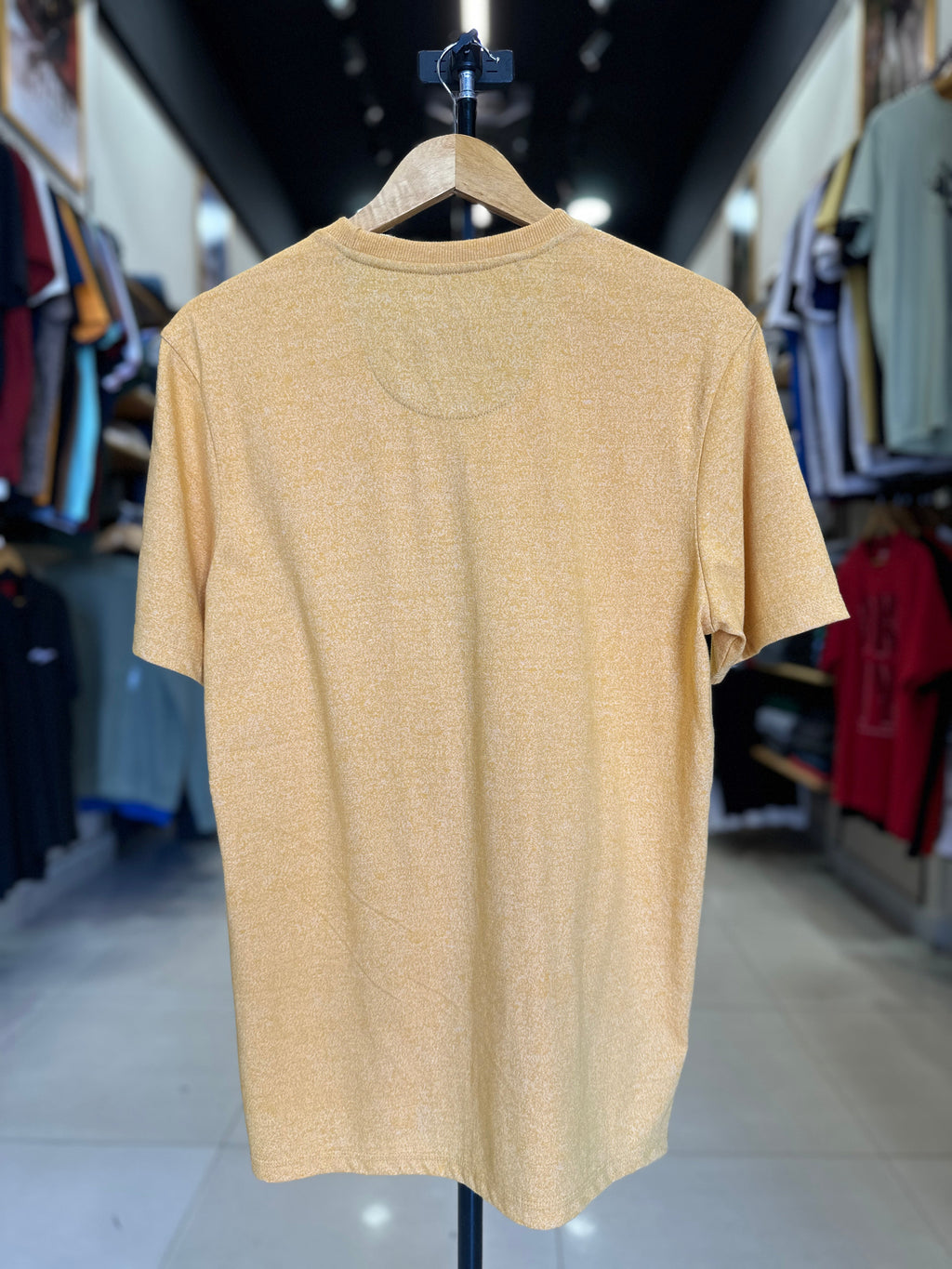 DIESEL AUTHENTIC ORIGINAL STATE GRAPHIC T-SHIRT| MUSTARD YELLOW