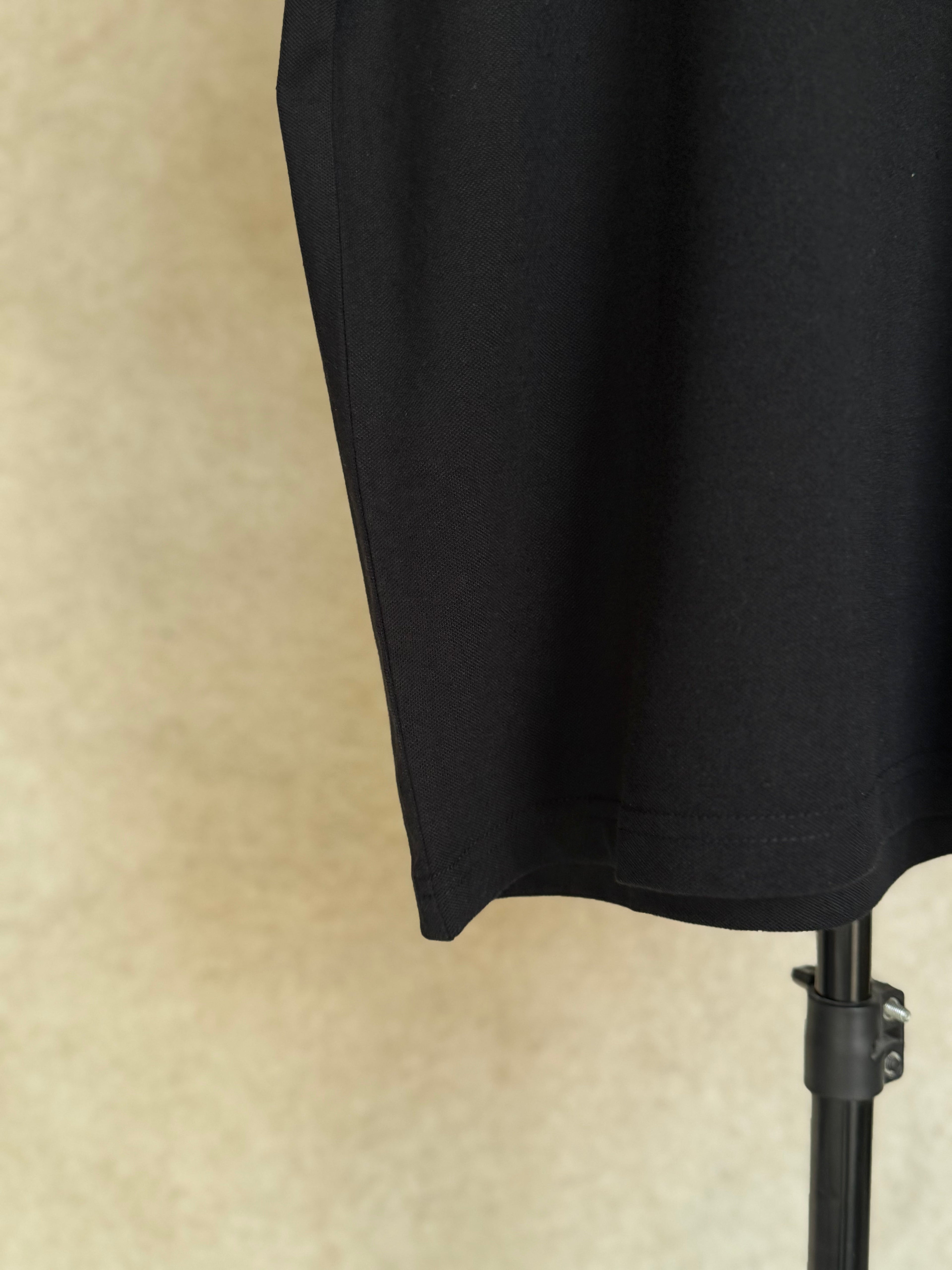 HUGO BOSS COTTON PIQUE POLO SHIRT WITH DOUBLE B MONOGRAM | BLACK