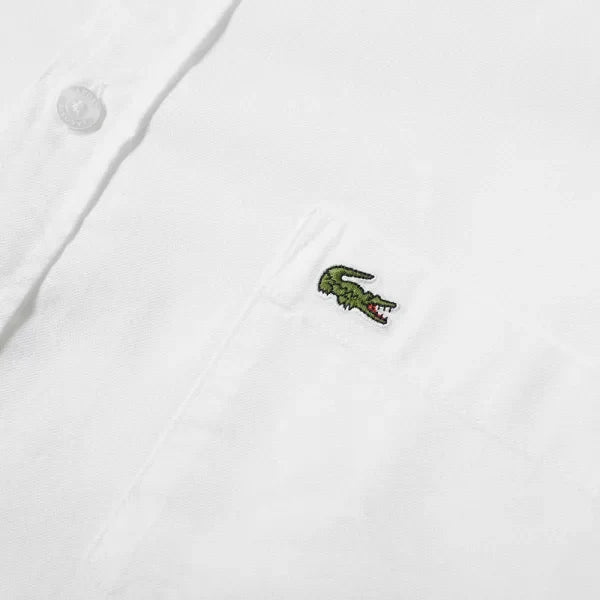 LACOSTE PREMIUM OXFORD SHIRT MEN | WHITE