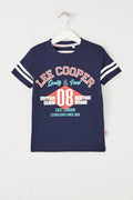 Lee Cooper Boys' T-Shirt in Blue – Soft cotton tee for kids. Trendy, comfortable, and perfect for everyday wear. Shop premium Lee Cooper t-shirts now!